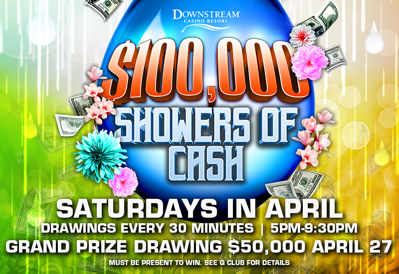 $100,000 Showers of Cash April 2024 Promo