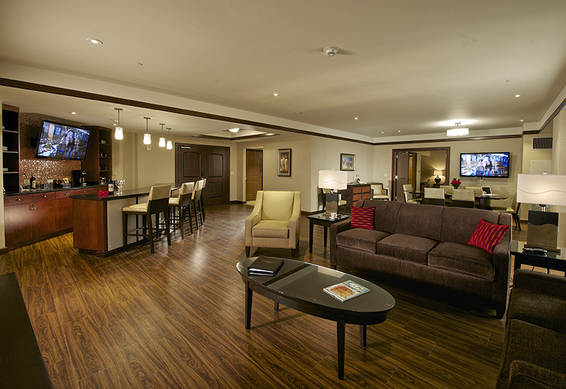Luxury suite at Downstream Casino hotel in Quapaw, OK