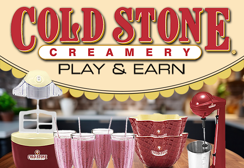 Join Downstream Casino Resort every Sunday in July for our Cold Stone Creamery Play and Earn!